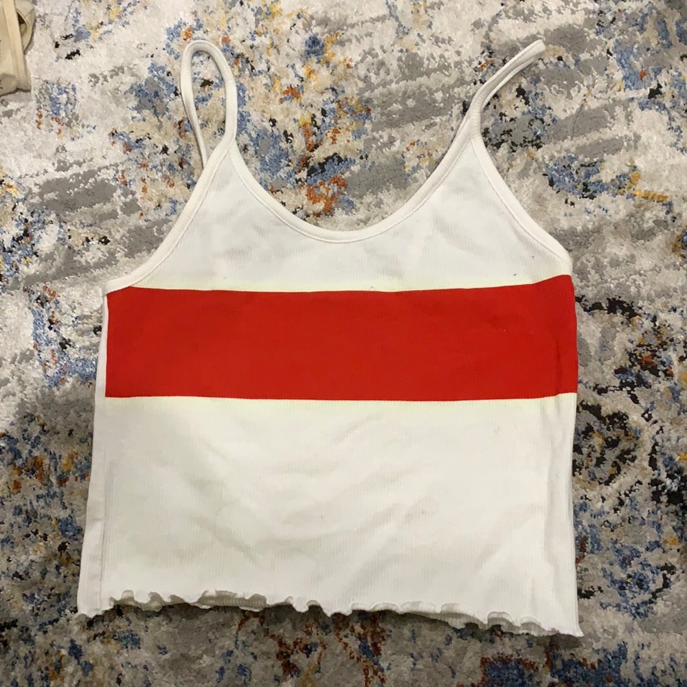 pacsun stripe crop top